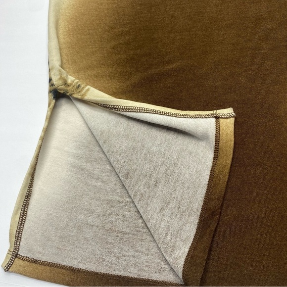 CLARA SUNWOO Animal Print Tunic in Brown and Cream dropped shoulder W LG - Picture 6 of 13